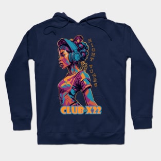 Girl with Headphones Hoodie